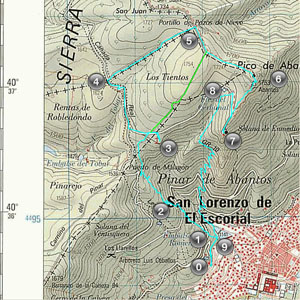 Mapa de la ruta